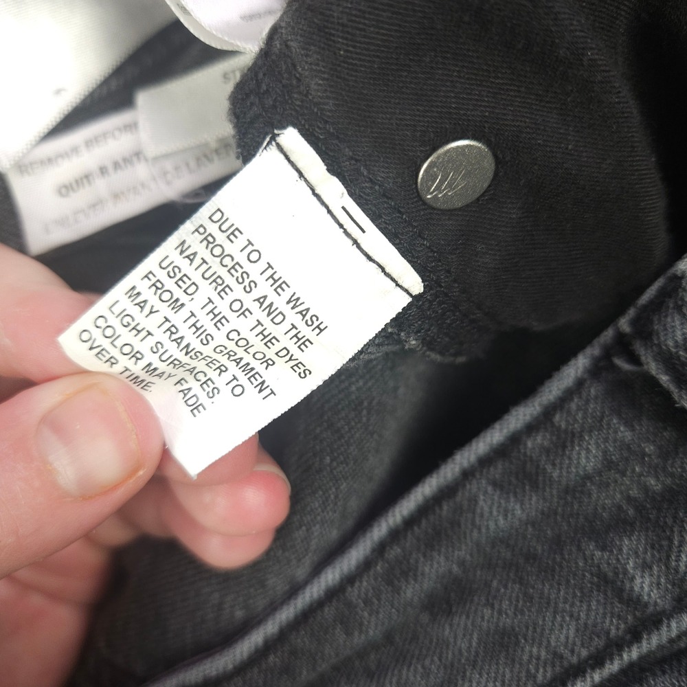 Madewell The Curvy Perfect Vintage Jeans Womens 31 (32) Black High Rise Denim - Picture 7 of 11